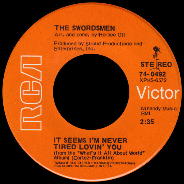 The Swordsmen : What's It All About World (7", Single)