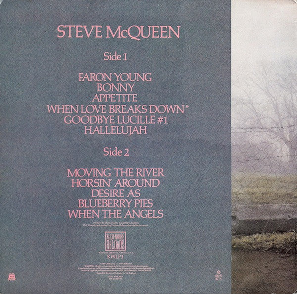 Prefab Sprout : Steve McQueen (LP, Album)