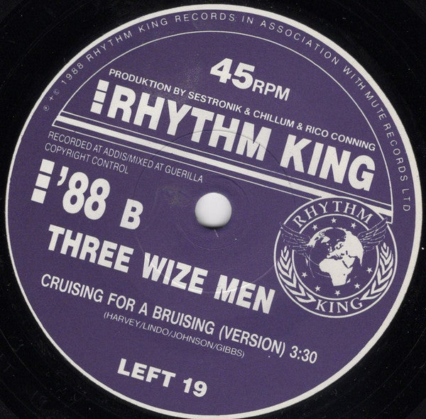 Three Wize Men : Cruising For A Bruising (7")