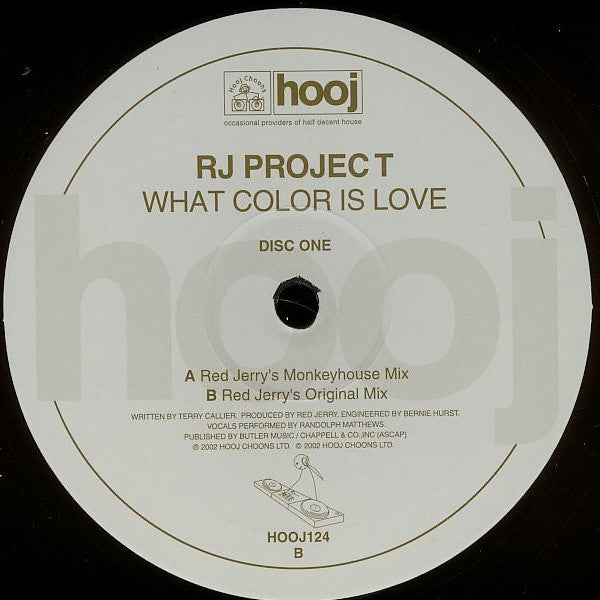RJ Project : What Color Is Love (Disc One) (12")