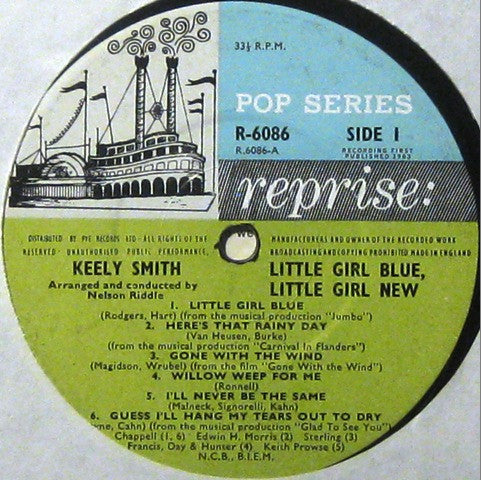 Keely Smith : Little Girl Blue / Little Girl New (LP, Album)