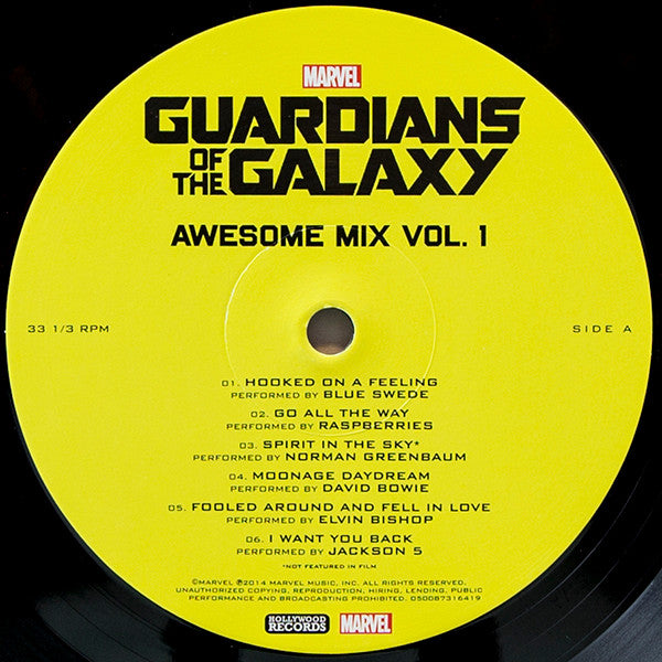 Various : Guardians Of The Galaxy Awesome Mix Vol. 1 (LP, Comp)