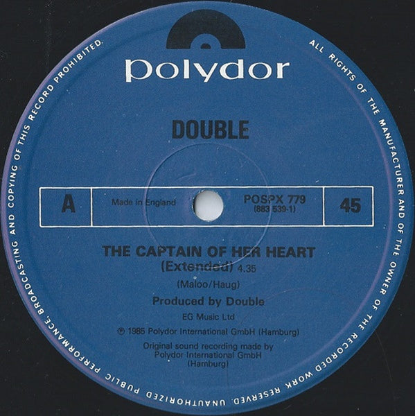 Double : The Captain Of Her Heart / Your Prayer Takes Me Off Part II (Dub) (12", Single)