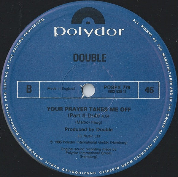 Double : The Captain Of Her Heart / Your Prayer Takes Me Off Part II (Dub) (12", Single)