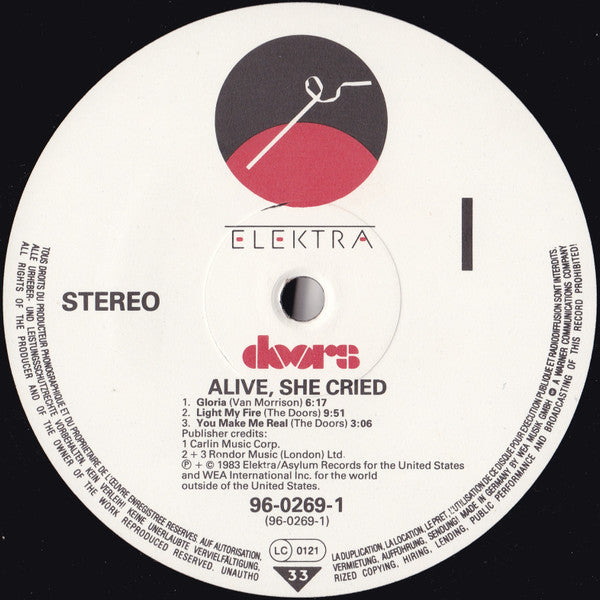 Doors* : Alive, She Cried (LP)