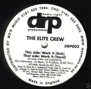 The Elite Crew : Work It (12")