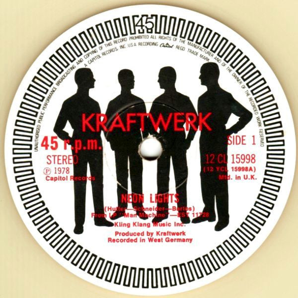 Kraftwerk : Neon Lights (12", Lum)