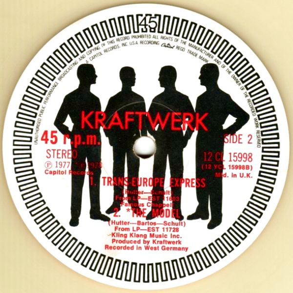 Kraftwerk : Neon Lights (12", Lum)