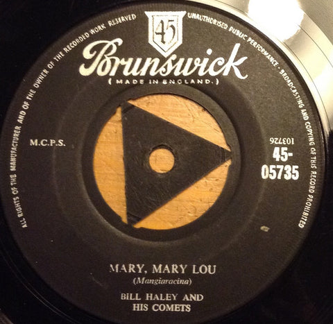 Bill Haley And His Comets : Mary, Mary Lou (7", Single)