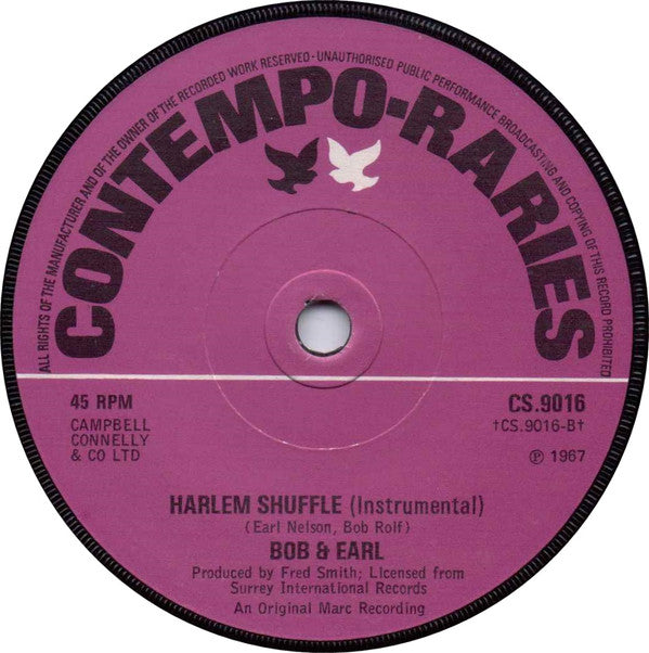 Buy Bob & Earl : Harlem Shuffle (7