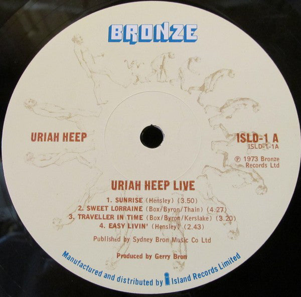 Uriah Heep : Uriah Heep Live (2xLP, Album)