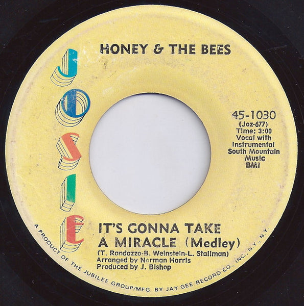 Honey And The Bees : It's Gonna Take A Miracle (Medley) / What About Me (7")