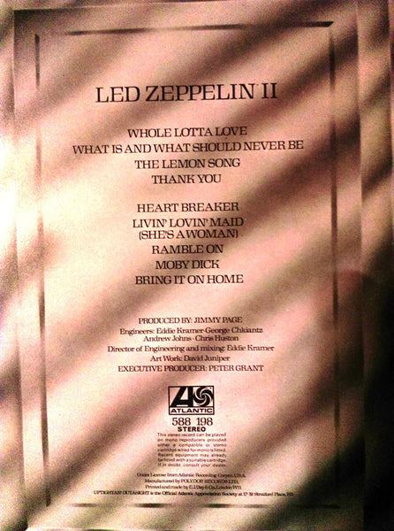 Led Zeppelin : Led Zeppelin II (LP, Album, Gat)