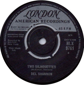 Del Shannon : Two Silhouettes (7", Single)