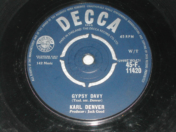 Karl Denver : Wimoweh (7", Single)