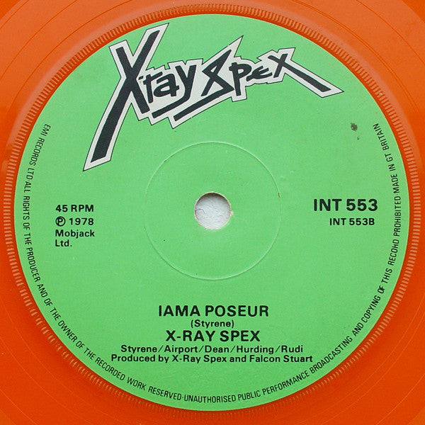 X-Ray Spex : The Day The World Turned Day-glo (7", Single, Ora)