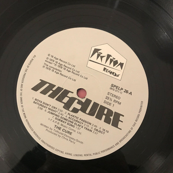 The Cure Vinyl Records for sale