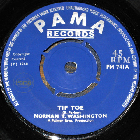 Norman T. Washington : Tip Toe (7", Single)