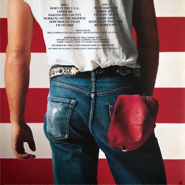 Bruce Springsteen : Born In The U.S.A. (LP, Album, RE, RM, 180)