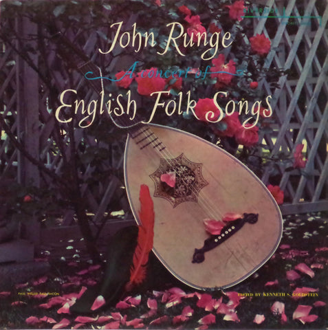 John Runge : A Concert Of English Folk Songs (LP, Mono)