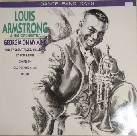 Louis Armstrong and His Orchestra : Georgia On My Mind (LP, Comp)