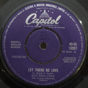 Nat King Cole, The George Shearing Quintet : Let There Be Love / I'm Lost (7", Single)