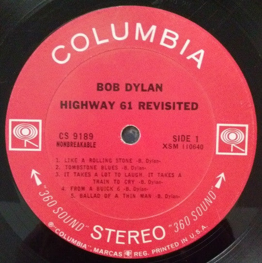 Bob Dylan : Highway 61 Revisited (LP, Album, Pit)