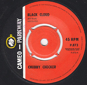 Chubby Checker : Black Cloud (7", Single, Mono)