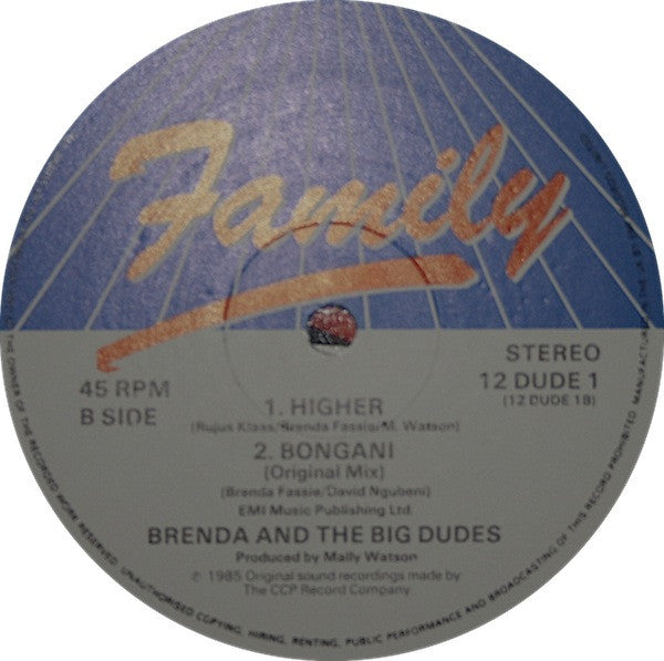 Brenda & The Big Dudes : Bongani (12")