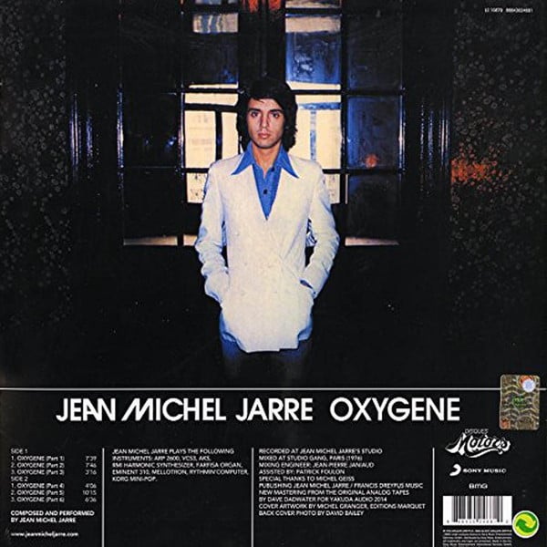 Jean-Michel Jarre : Oxygene (LP, Album, RE, RM, 180)