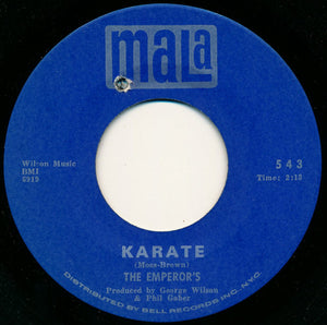 The Emperors (4) : Karate / I've Got To Have Her (7")