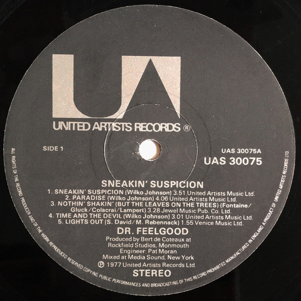 Dr. Feelgood : Sneakin' Suspicion (LP, Album)