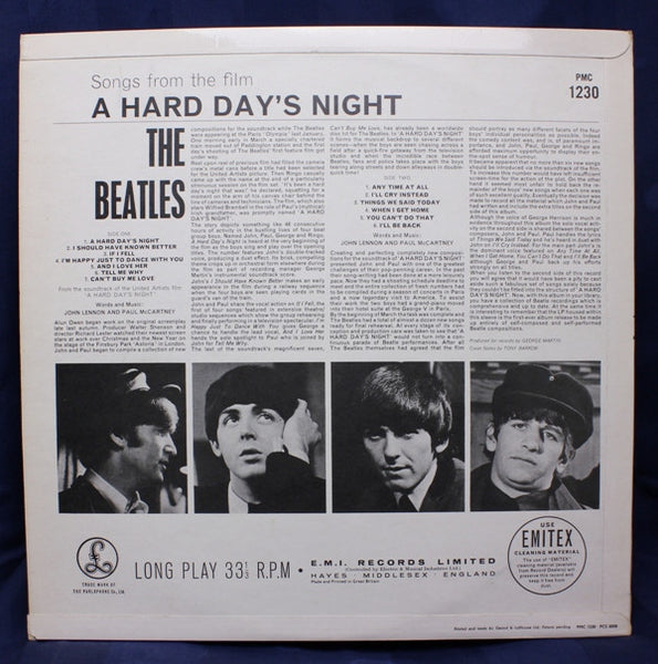 The Beatles : A Hard Day's Night (LP, Album, Mono, RE)