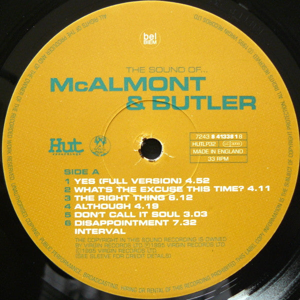 McAlmont & Butler : The Sound Of... McAlmont & Butler (LP, Album)