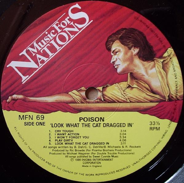 Poison (3) : Look What The Cat Dragged In (LP, Album)