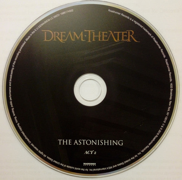 Dream Theater : The Astonishing (2xCD, Album, Dig)