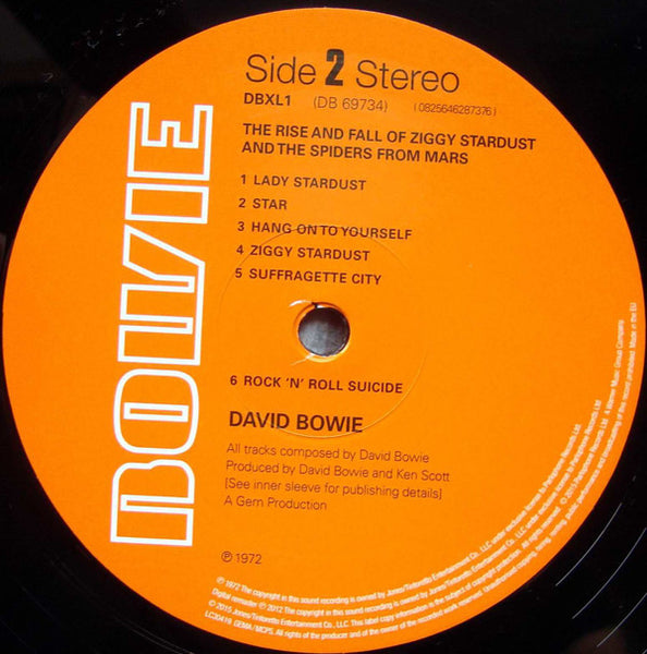 David Bowie : The Rise And Fall Of Ziggy Stardust And The Spiders From Mars (LP, Album, RE, RM, RP, 180)