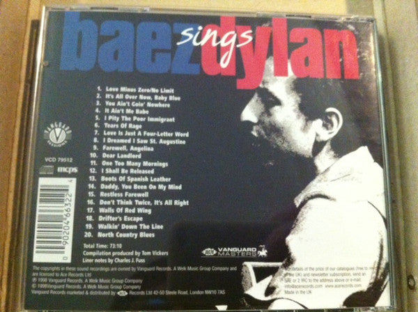 Joan Baez : Baez Sings Dylan (CD, Comp)