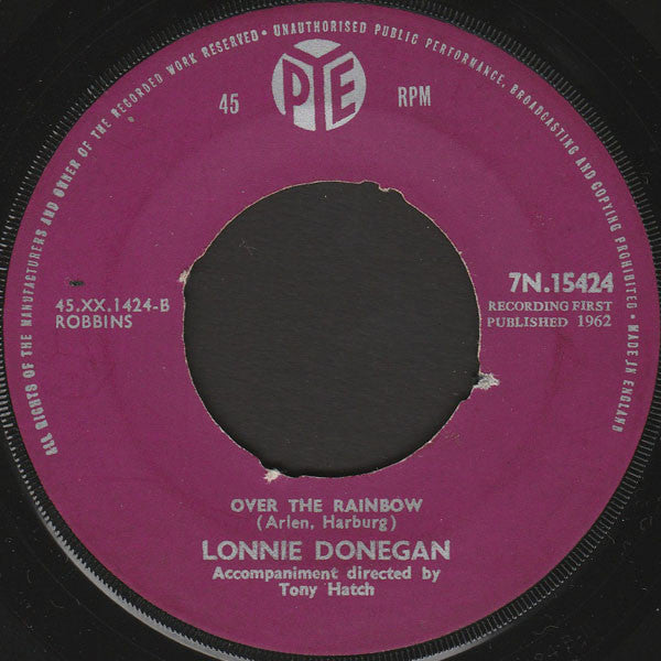 Lonnie Donegan : The Party's Over (7", Single)