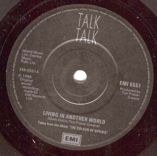 Talk Talk : Living In Another World (7", Single)