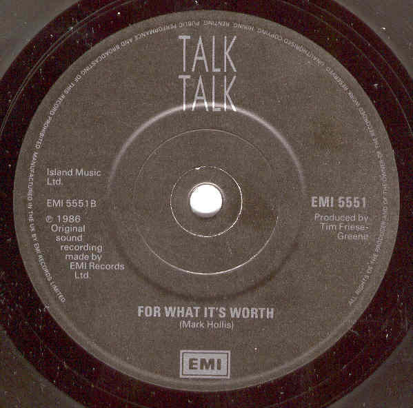 Talk Talk : Living In Another World (7", Single)