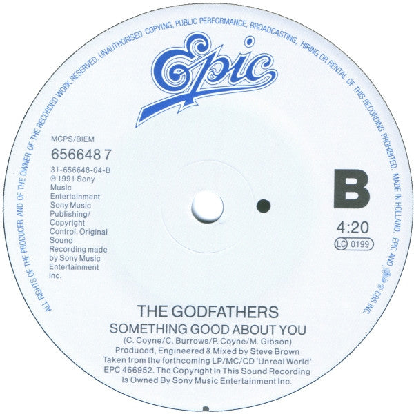 The Godfathers : Unreal World (7", Single)