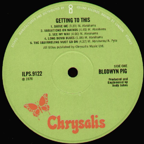 Blodwyn Pig : Getting To This (LP, Album, Gat)