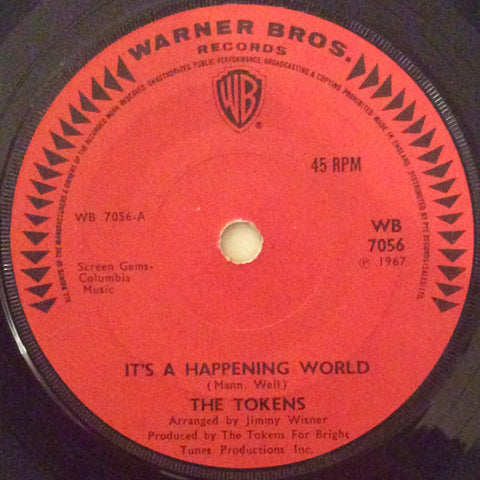 The Tokens : It's A Happening World (7", Single)