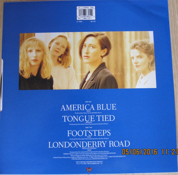 His Latest Flame : America Blue (12", Ltd)