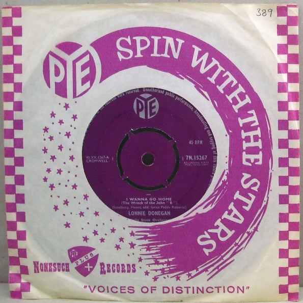 Lonnie Donegan : I Wanna Go Home (The Wreck Of The John "B") (7", Single)