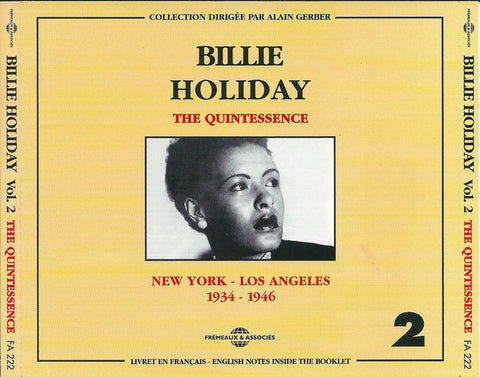 Billie Holiday : Vol. 2 -  New York - Los Angeles - 1934 - 1946 (2xCD, Comp)