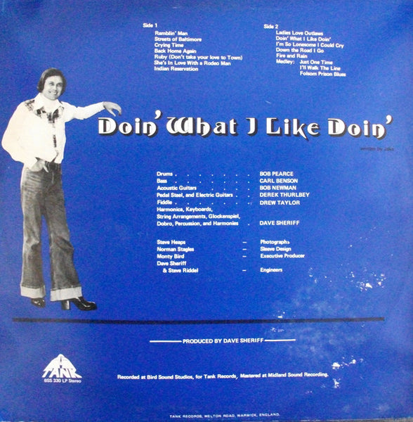 Jake Verden : Doin' What I Like Doin' (LP)