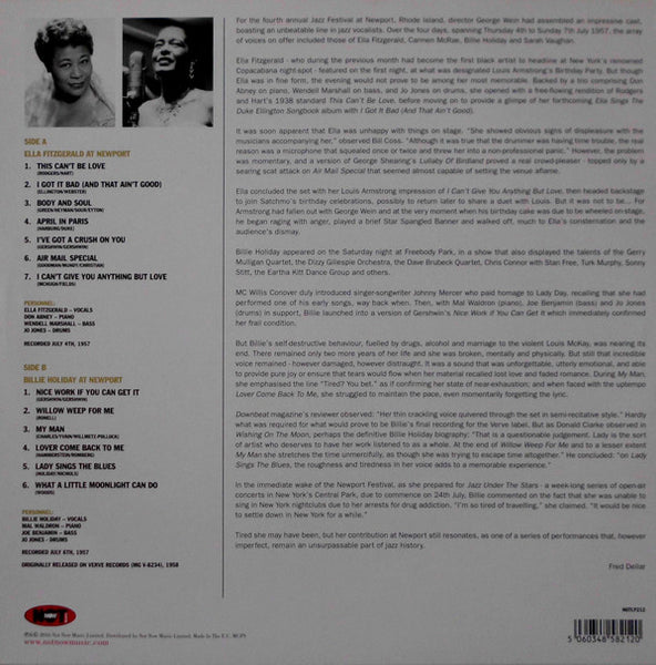 Ella Fitzgerald, Billie Holiday : At Newport (LP, Album, RE)