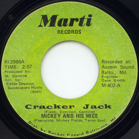 Mickey & His Mice : Cracker Jack / Abraham, Martin And John (7", Styrene, She)